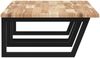 vidaXL Waschbeckenregal Wandmontage Stahl und Akazienholz 3302903 Bild 5