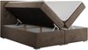 Boxspringbett, Modern Bett mit Multipocket-Matratze und zwei Bettkästen - JASIR - 140 x 200 cm - Braun Velvet - H3 Bild 4