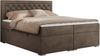 Boxspringbett, Modern Bett mit Multipocket-Matratze und zwei Bettkästen - JASIR - 140 x 200 cm - Braun Velvet - H3 Bild 3