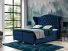 Boxspringbett Caltha, blau, 180x200 cm Bild 2