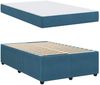 vidaXL Bettrahmen mit Matratze Blau 120 x 200 cm Stoff 3398390 Bild 4