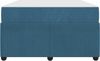 vidaXL Bettrahmen mit Matratze Blau 120 x 200 cm Stoff 3398390 Bild 5