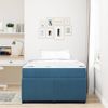 vidaXL Bettrahmen mit Matratze Blau 120 x 200 cm Stoff 3398390 Bild 3