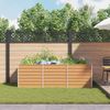 vidaXL Hochbeet Hellbraun 240 x 80 x 77 cm Verzinkter Stahl 42017336 Bild 4