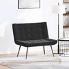 vidaXL Sitzbank Schwarz 110x74x84 cm Samt 4012342 Bild 3