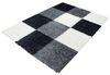 Carpettex Hochflor-Teppich Kariert Design, Läufer, Höhe: 30 mm, Teppich Wohnzimmer Kariert Design Modern verschidene farben und größen Bild 4