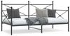 vidaXL Etagenbett ohne Matratze Schwarz 107x203 cm Stahl 4104671 Bild 1