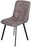 Liadomo Essgruppe Lissabon, Esstisch, Stuhl, Stühle, (5-tlg, 1 Tisch, 4 Stühle), Sitzgruppe, Eiche Nachbildung, Leder-Optik, 4-Fuß-Metallgestell Bild 3