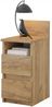 Nachttisch Monty Goldkraft Eiche 25 x 59.1 cm mit 2 Schubladen Vicco Bild 5