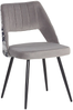 Esszimmerstuhl Samtstoff grau 2er Set ANSLEY Bild 4