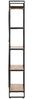 vidaXL Bücherregal 5 Fächer 140x30x180 cm Akazie Massivholz 286586 Bild 3