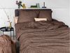 Irisette Flausch-Cotton Bettwäsche Set Mink 8835 schoko 200x200 cm + 2 x Kissenbezug 80x80 cm Bild 4