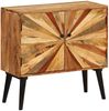 vidaXL Sideboard Massivholz Mango 85x30x75 cm 246166 Bild 5