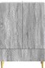vidaXL Sideboard Grau Sonoma 66 x 34,5 x 95 cm Holzwerkstoff 895131 Bild 3
