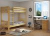 Erst-Holz Etagenbett Kiefer 90x200 cm, natur Bild 3