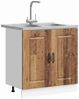 vidaXL Küchenschrank Kalmar Altholz 80 x 46 x 81.5 cm Holzwerkstoff 3315009 Bild 3