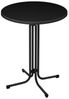 FIVMEN Stehtisch Klappbarer Ø 80 cm Bistrotisch aus Aluminium Rund 110 cm hoch Bartisch (Leichte Montage, Partytisch pulverbeschichtet) Bild 4