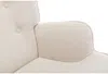 Vente-unique - ELMINA Sessel Stoff Beige - B 68 cm x H 91 cm x L 86 cm Bild 5