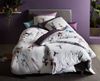Mako Satin Wende Bettwäsche Kolibri lila 135x200 + 80x80 Bild 5