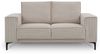 OTTO home 2-Sitzer Kompaktsofa Oland, Struktur, Flachgewebe, Luxus-Microfaser, Boucle, 164 cm, Wellenunterfederung, Skandi-Design, Metallfüße Bild 2
