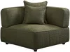 Vente-unique - LELACO Sofa Stoff Grün - B 247 cm x H 74 cm x L 338 cm Bild 4