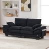 2-Sitzer Sofa 190 x 73 x 84 cm aus Corduroy – mit USB-C-Anschluss, Seitentaschen und breiter Sitzfläche Bild 3