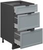 Küchenunterschrank Fame-Line Hellblau-grau 50 cm , AP Eiche Vicco Bild 5