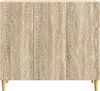 vidaXL Sideboard Sonoma-Eiche 89 x 34,5 x 80 cm Holzwerkstoff 895107 Bild 3