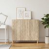 vidaXL Sideboard Sonoma-Eiche 89 x 34,5 x 80 cm Holzwerkstoff 895107 Bild 3