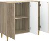vidaXL Sideboard Sonoma-Eiche 89 x 34,5 x 80 cm Holzwerkstoff 895107 Bild 2
