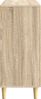 vidaXL Sideboard Sonoma-Eiche 89 x 34,5 x 80 cm Holzwerkstoff 895107 Bild 4
