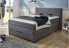 'FLORIDA BX1330' Boxspringbett mit Bettkasten, Stoff, graphit, 140x200 cm Bild 2