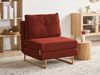 1-Sitzer Schlafsofa JERSLEV Stoff Rot Bild 3