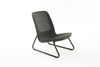 Dmora Loungeset für draußen Canmore, Outdoor-Lounge mit Couchtisch, Terrassenset mit Kissen, 78x54 h79 cm, Anthrazit Bild 4