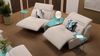 Sofanella Stoffcouch MODICA 2-Sitzer Stoffbezug Sofa in Weiß S: 228 Breite x 98 Tiefe Bild 2