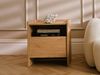 Beautysofa Nachttisch JUNI mit Schublade (Offene Ablagefläche, im Japandi-Stil) Bild 2