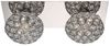 Wandleuchte, 2-Flammig, Kugeln Kristalle, Chrom, L 29 cm Bild 5