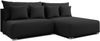 AX LIVING Ecksofa mit Schlaffunktion Ederra 208 cm breit – dunkelgrau R Bild 2
