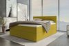 Boxspringbett Valerio Cordstoff - Cordstoff - gelb - 200x200 cm Bild 2