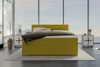 Boxspringbett Valerio Cordstoff - Cordstoff - gelb - 200x200 cm Bild 3