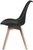 Vente-unique - JODY Stuhl Plastik Schwarz - B 57 cm x H 82 cm x L 49 cm Bild 4