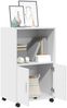 vidaXL Rollschrank Weiß 55x40x91 cm Holzwerkstoff 853182 Bild 3