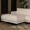 Bronx71 Ecksofa Denver Bouclé weiß links Bild 5