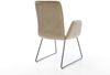 Esszimmerstuhl Vinja-Flex Mikrofaser Beige Vintage Kufengestell Schwarz Bild 5