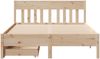 vidaXL Massivholzbett ohne Matratze 120x190 cm Kiefernholz 3301884 Bild 4