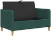 vidaXL Sofa mit Stauraum Dunkelgrün 122 x 78 x 87 cm Polyester 42036896 Bild 4
