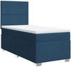 vidaXL Boxspringbett mit Matratze Blau 90x200 cm Stoff 3292670 Bild 3