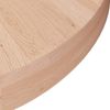 vidaXL Runde Tischplatte Ø30x4 cm Unbehandeltes Massivholz Eiche 342907 Bild 3
