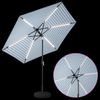 vidaXL Garten Sonnenschirm mit LED-Lichtern 270x270 cm Polyester 42036266 Bild 3