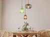 Hängeleuchte Hängelampe Pendelleuchte Wohnzimmer Glas 3 Farben 15469-3H Bild 5
